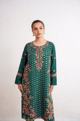 Raw Silk GREEN Handmade